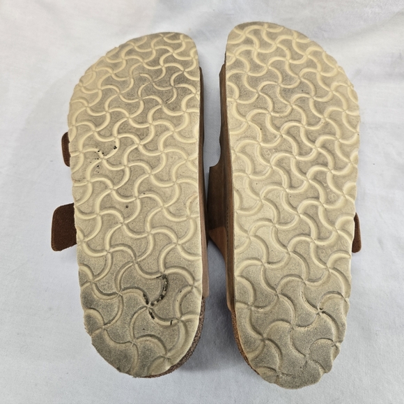 BIRKENSTOCK ARIZONA Big Buckle Women's Size 8 Brown Slide Sandals - Picture 8 of 8